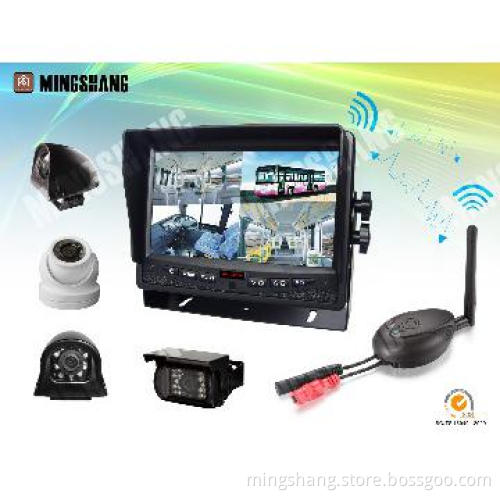 7\" digital wireless camera system with 3 Channels AV in